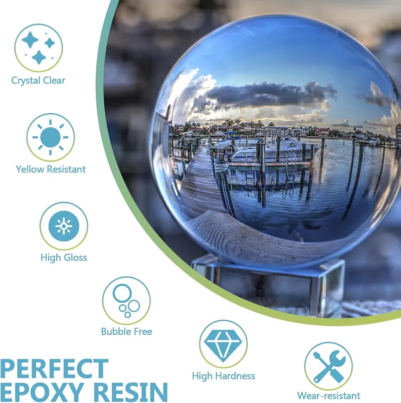 OcePor Epoxy Resin-4 Gallon, Crystal Clear Epoxy Resin Kit